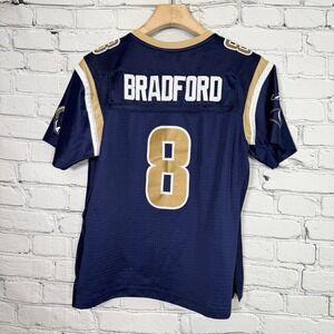 Reebok Women's Premier NFL Jersey St. Louis Rams Sam Bradford Navy Size L 2011